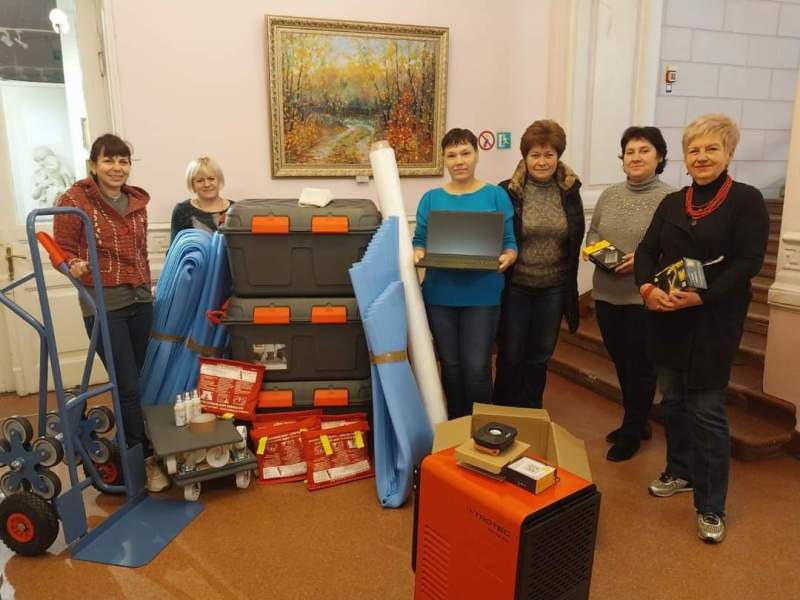 Гуманітарна підтримка від Центру допомоги мистецтву України 